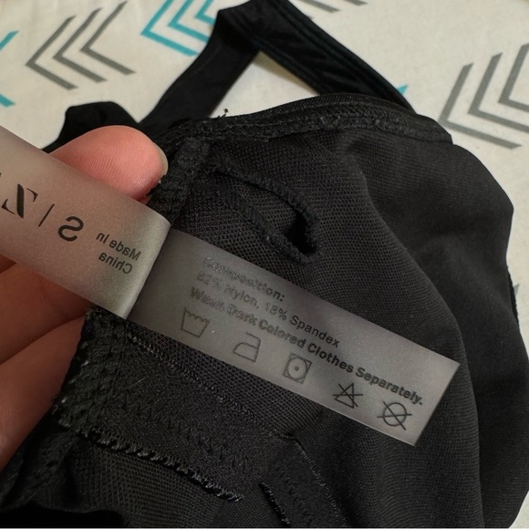 Zaful High Cut Backless Black Swimsuit - Picture 5 of 7